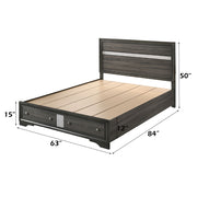 Naima - Bed w/Storage - R&R Furniture Gallery (Fountain Valley, CA)