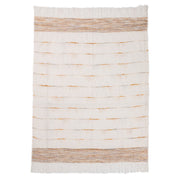 Throws - TC Albedo Throw - Ivory / Rust - R&R Furniture Gallery (Fountain Valley, CA)