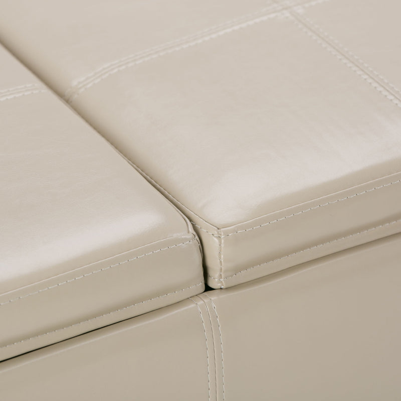 Avalon - Upholstered Storage Ottoman - R&R Furniture Gallery (Fountain Valley, CA)