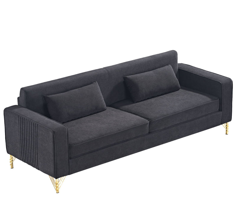 Aesthetic 3 Seater Couch With Classic Modern Appeal And Luxurious Soft Comfort - R&R Furniture Gallery (Fountain Valley, CA)