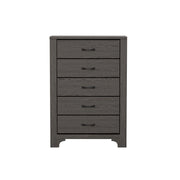 5 Drawer Dresser - Gray / Brown - R&R Furniture Gallery (Fountain Valley, CA)