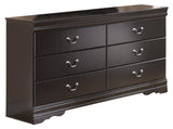 Huey Vineyard - Six Drawer Dresser - Black - R&R Furniture Gallery (Fountain Valley, CA)