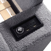 Upholstered Daybed With Storage Armrests, Trundle And Latest Integrated tooth Audio System - R&R Furniture Gallery (Fountain Valley, CA)