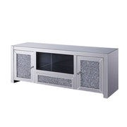 Noralie - TV Stand - Mirrored & Faux Diamonds - R&R Furniture Gallery (Fountain Valley, CA)