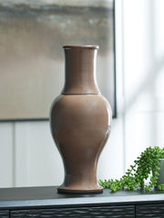Tillmer - Vase - Brown - R&R Furniture Gallery (Fountain Valley, CA)