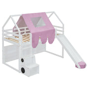 Loft Bed With House Shaped Frame And Tent - R&R Furniture Gallery (Fountain Valley, CA)