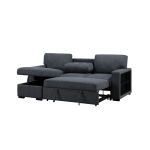 Terrence - Pull Out Sofa Bed - Dark Gray