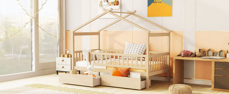 House Bed With 2 Drawers - R&R Furniture Gallery (Fountain Valley, CA)