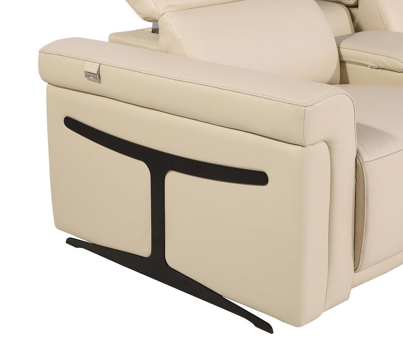 1126 - 6-Piece Modular Power Reclining Sofa, Loveseat & Chair Set In With 5 Power Recliners & Power Headrests