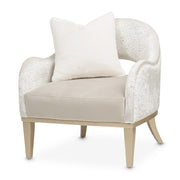 Yvette - Accent Chair - Porcini / Medium Champagne - R&R Furniture Gallery (Fountain Valley, CA)
