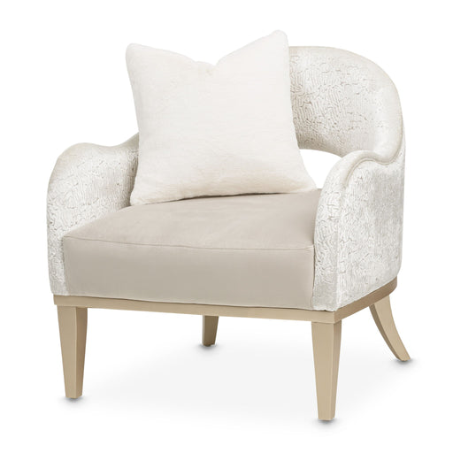 Yvette - Accent Chair - Porcini / Medium Champagne - R&R Furniture Gallery (Fountain Valley, CA)