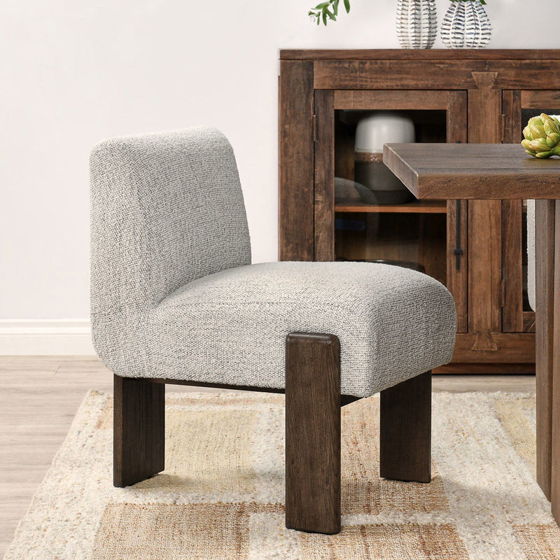 Chelsea - Upholstered Dining Chair - Pixel Ivory - R&R Furniture Gallery (Fountain Valley, CA)