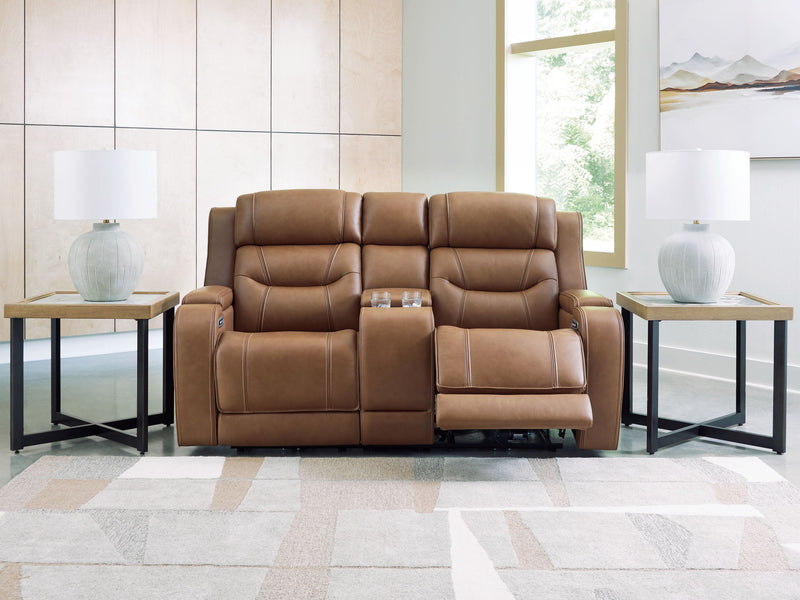Knightington - Power Reclining Loveseat With Audio Seating - R&R Furniture Gallery (Fountain Valley, CA)