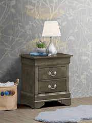 Traditional Style Design Nightstand - R&R Furniture Gallery (Fountain Valley, CA)