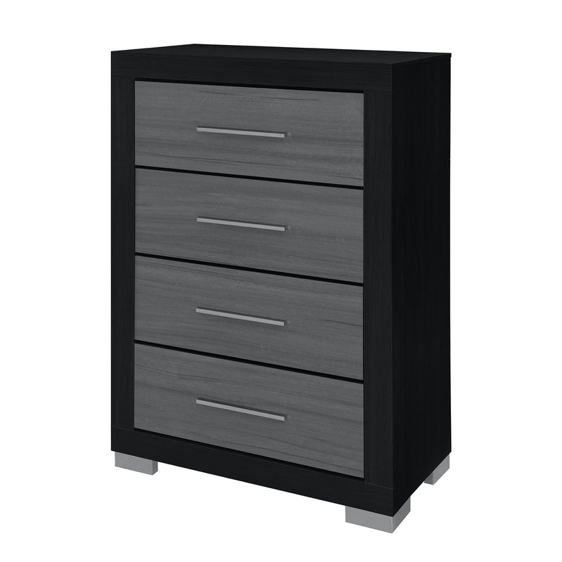 Elsa - 2 Toned And Chest With Bar Handle - R&R Furniture Gallery (Fountain Valley, CA)