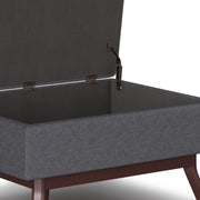 Owen - Upholstered Rectangular Storage Ottoman - R&R Furniture Gallery (Fountain Valley, CA)