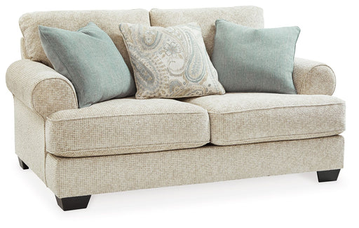 Monaghan - Loveseat - Sandstone - R&R Furniture Gallery (Fountain Valley, CA)