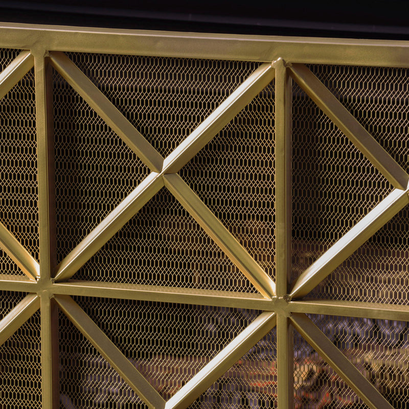 Margaret - 3 Panel Fireplace Screen Iron - R&R Furniture Gallery (Fountain Valley, CA)