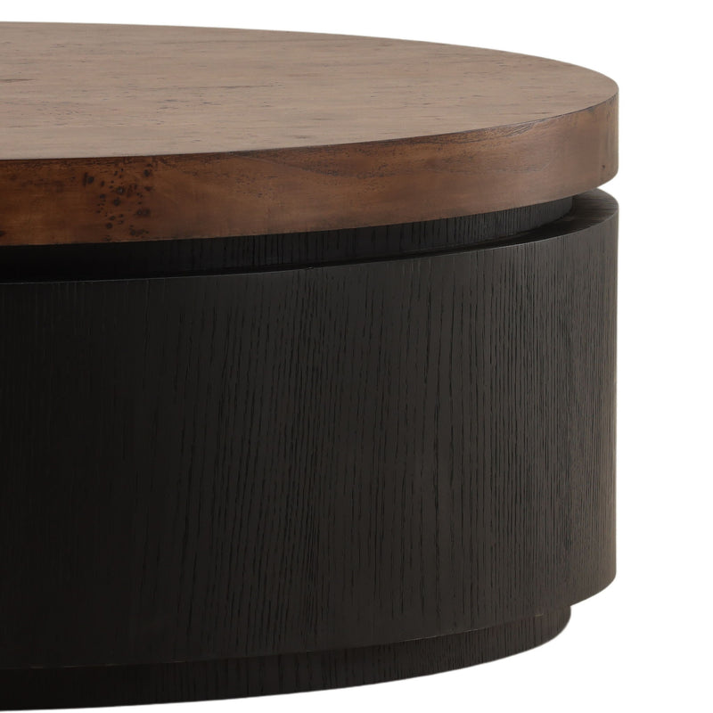 Lunaro - Coffee Table - Brown And Black