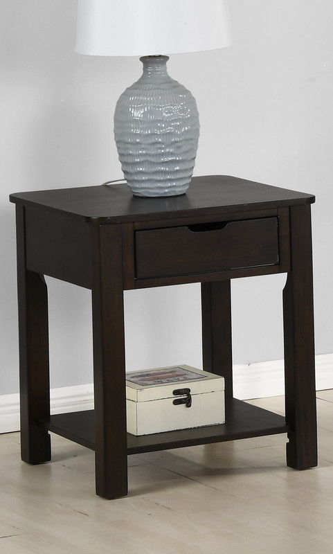 Flora - End Table With Drawer - R&R Furniture Gallery (Fountain Valley, CA)