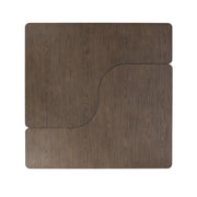 Classic Home Melina coffee table with wooden top and metal legs, modern design perfect for living room decor