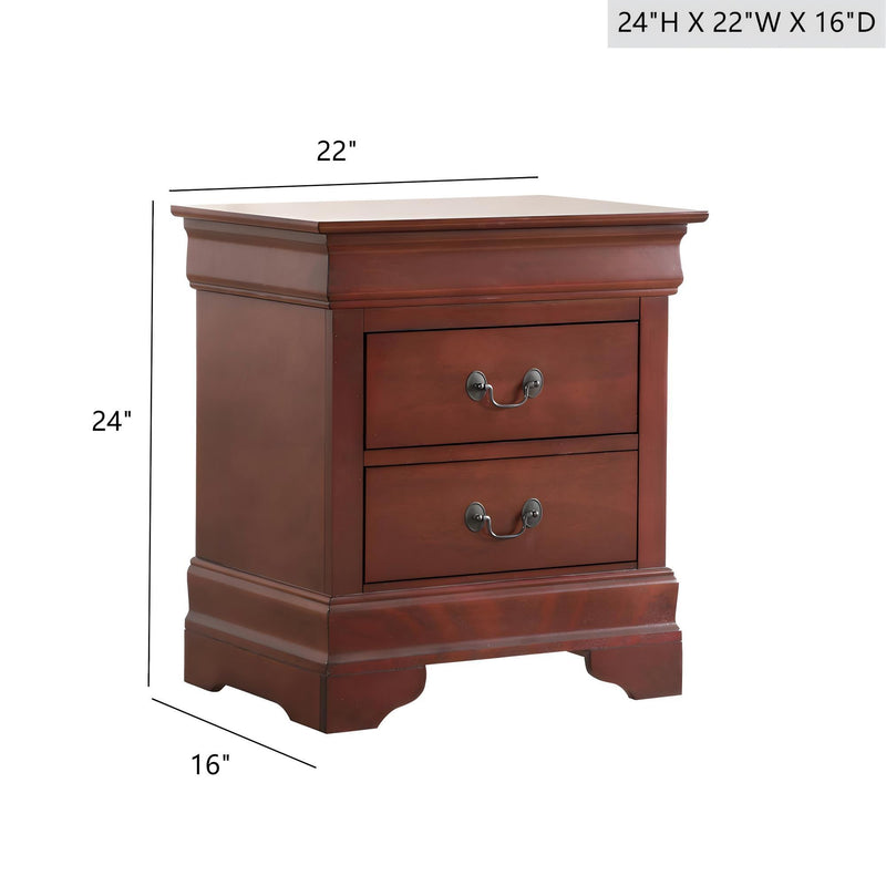 Louis Phillipe - Nightstand - Wood - R&R Furniture Gallery (Fountain Valley, CA)