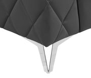 1140 - Top Grain Italian Leather Living Room Set - Black - R&R Furniture Gallery (Fountain Valley, CA)