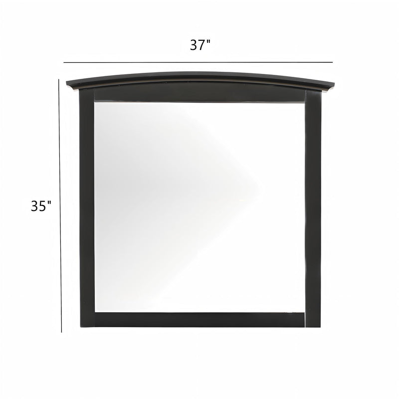 Modern Farmhouse Design Elegant Wall Mirror - R&R Furniture Gallery (Fountain Valley, CA)