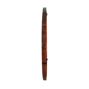 Hausen - Mid-Century Modern Round Accent Wall Mirror - Brown Walnut - R&R Furniture Gallery (Fountain Valley, CA)