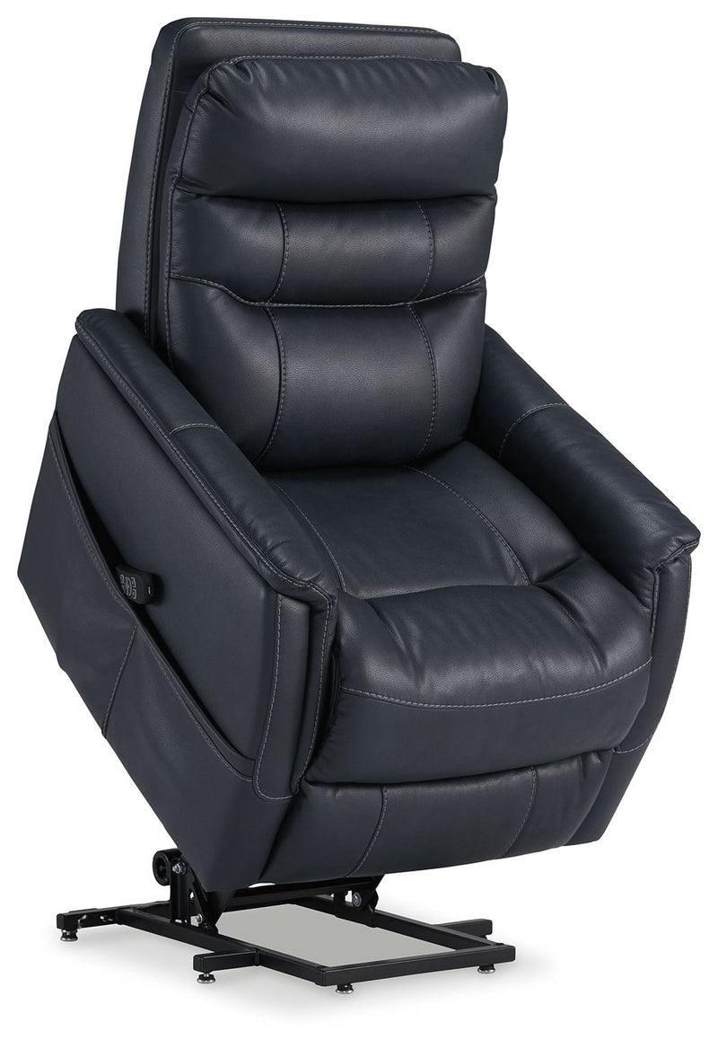 Strawbill - Power Lift Recliner - R&R Furniture Gallery (Fountain Valley, CA)