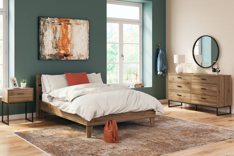 Deanlow - Six Drawer Dresser - Honey - R&R Furniture Gallery (Fountain Valley, CA)