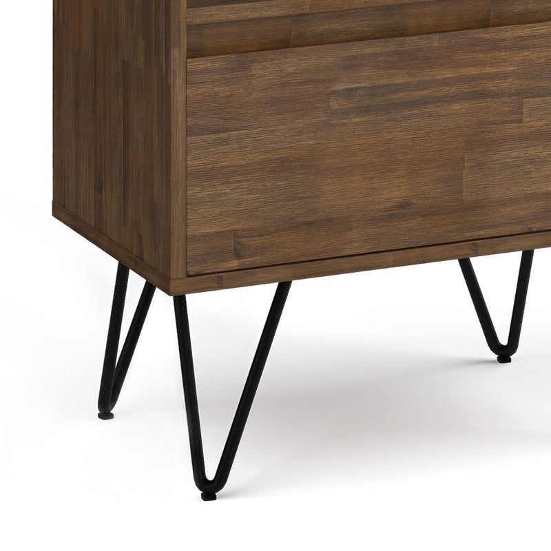 Chase - Tall Bookcase - Rustic Natural Aged Brown - R&R Furniture Gallery (Fountain Valley, CA)