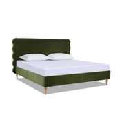Stockholm - Modern Wavy Headboard Platform Bed - R&R Furniture Gallery (Fountain Valley, CA)