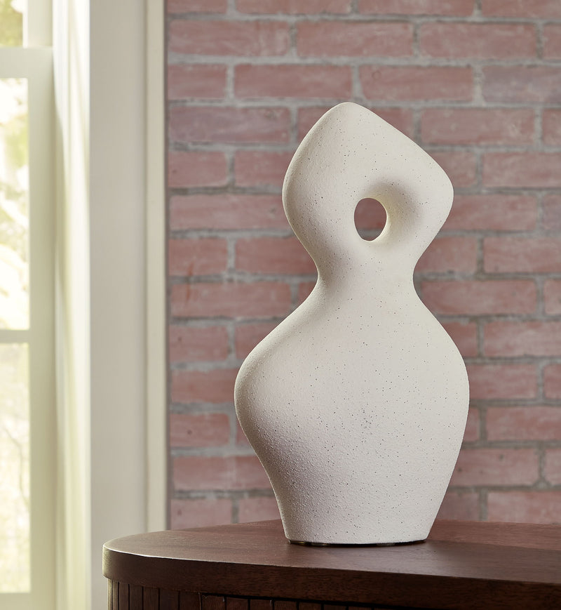 Arthrow - Sculpture - 14" - Off White - R&R Furniture Gallery (Fountain Valley, CA)