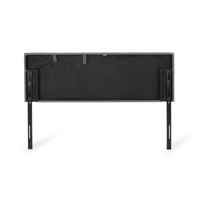 King / California King Sized Headboard - Charcoal Gray - R&R Furniture Gallery (Fountain Valley, CA)