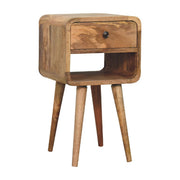 Mini Chestnut Curve Lower Bedside Nifhtstand - R&R Furniture Gallery (Fountain Valley, CA)