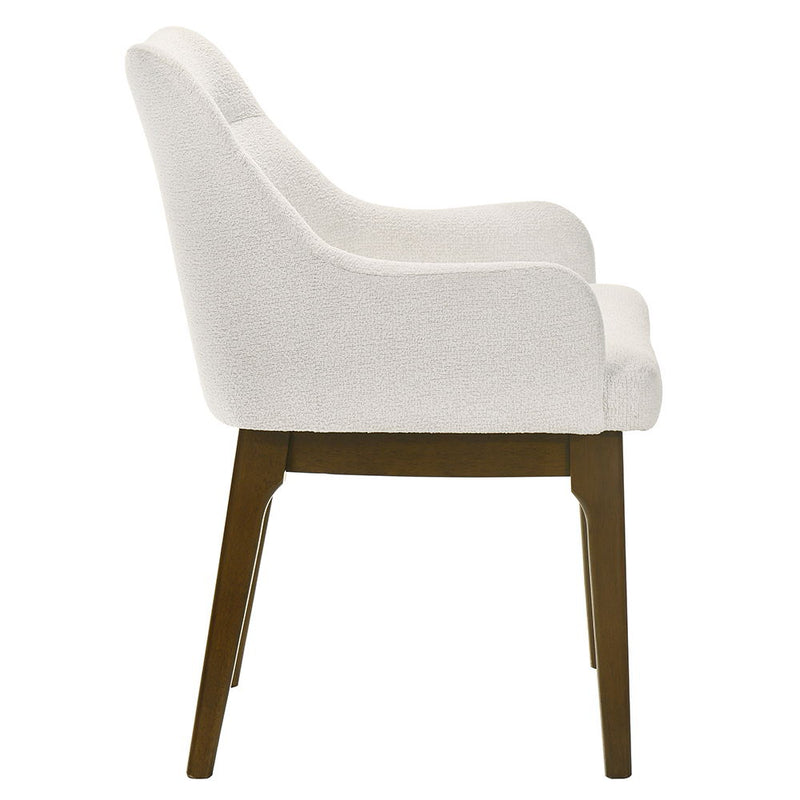 Kasha - Side Chair (Set of 2) - Chenille / Vintage Oak - R&R Furniture Gallery (Fountain Valley, CA)