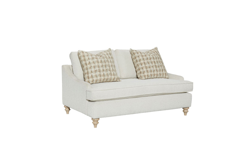 Loveseat Reversable Cushion With 2 Pillows - Off White - R&R Furniture Gallery (Fountain Valley, CA)