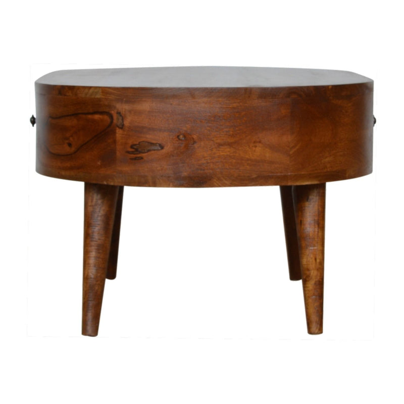 Rounded Wood Table - R&R Furniture Gallery (Fountain Valley, CA)