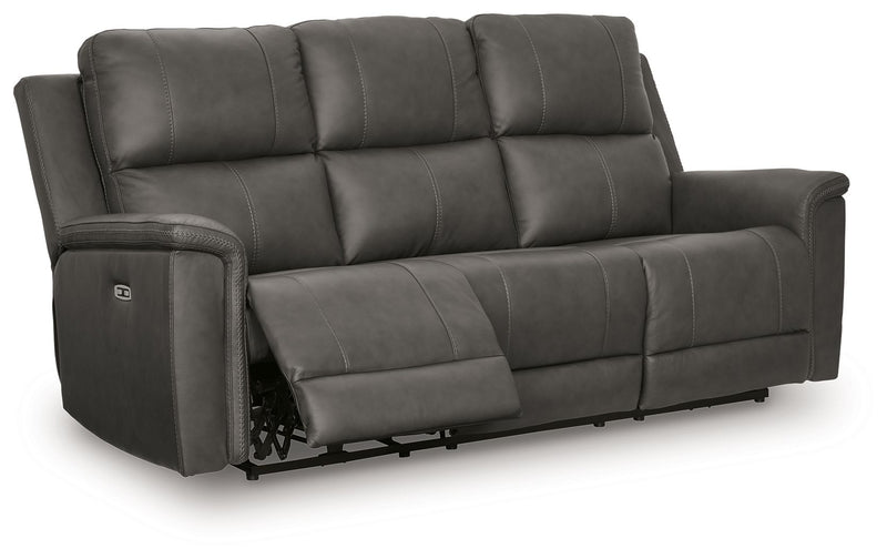 Bleckley - Power Reclining Sofa With Adjustable Headrest - R&R Furniture Gallery (Fountain Valley, CA)