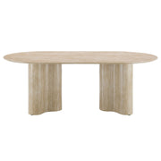 Jirina - Dining Table - Travertine Pattern - R&R Furniture Gallery (Fountain Valley, CA)