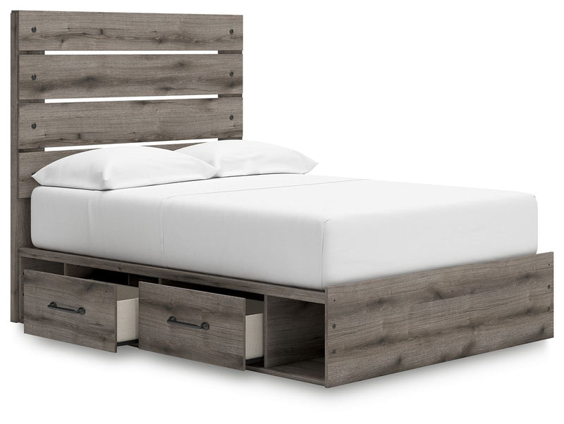 Graystorm - Panel Bed With Storage - R&R Furniture Gallery (Fountain Valley, CA)