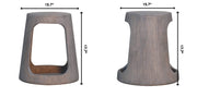 Open Side Table - Gray Ash - R&R Furniture Gallery (Fountain Valley, CA)