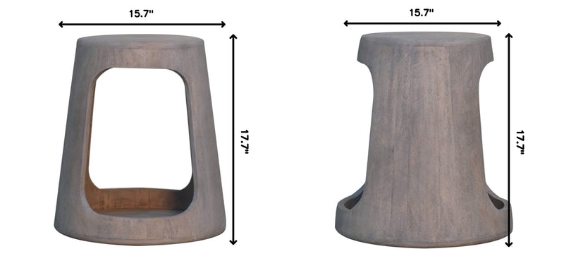 Open Side Table - Gray Ash - R&R Furniture Gallery (Fountain Valley, CA)