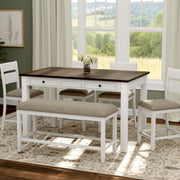 6 Piece Gathering Dining Set - R&R Furniture Gallery (Fountain Valley, CA)