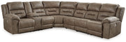 Ravenel - Power Reclining Sectional - R&R Furniture Gallery (Fountain Valley, CA)
