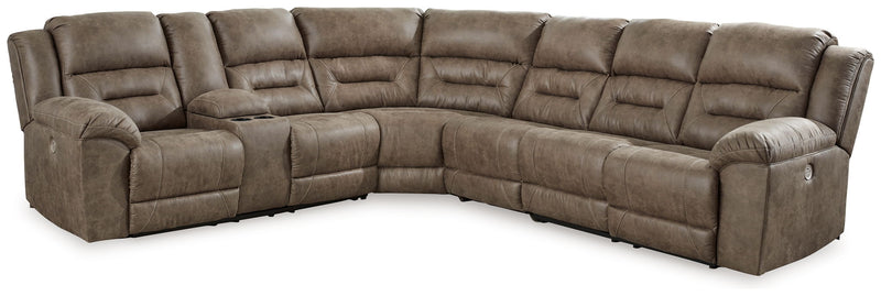Ravenel - Power Reclining Sectional - R&R Furniture Gallery (Fountain Valley, CA)