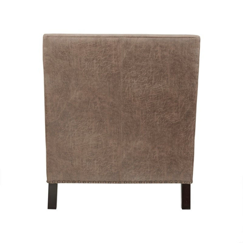 Shasta - Accent Chair With And Nail Buttons - Brown - R&R Furniture Gallery (Fountain Valley, CA)