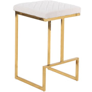 Joel - Mid Century Modern Luxury Upholstered Stool - R&R Furniture Gallery (Fountain Valley, CA)
