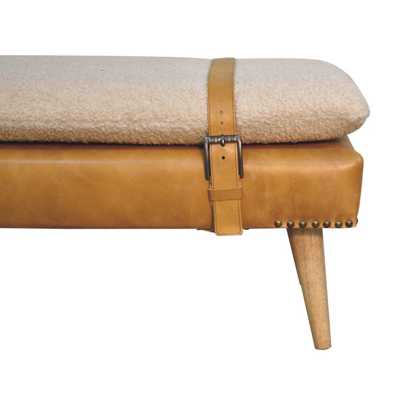 Buffalo - Hide Bench - R&R Furniture Gallery (Fountain Valley, CA)